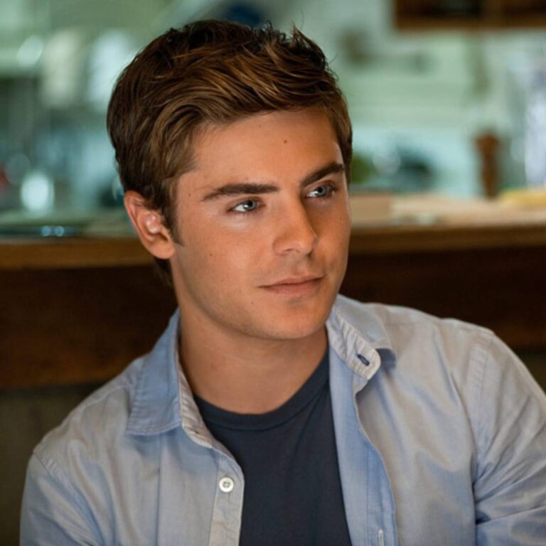 Zac Efron sporting the long locks of his character in the movie Charlie St. Cloud.